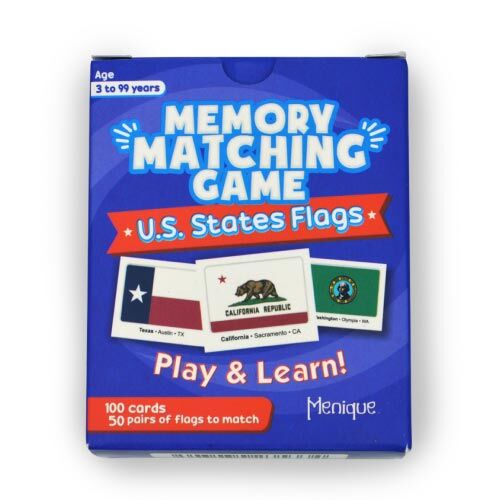 memory matching game us states flags