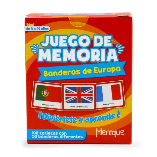 juego de memoria banderas de europa