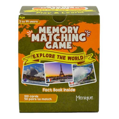 memory matching game explore the world